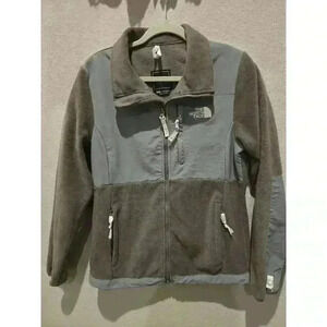 The North Face Women's Denali Fleece Jacket Gray Size M Casual Warm